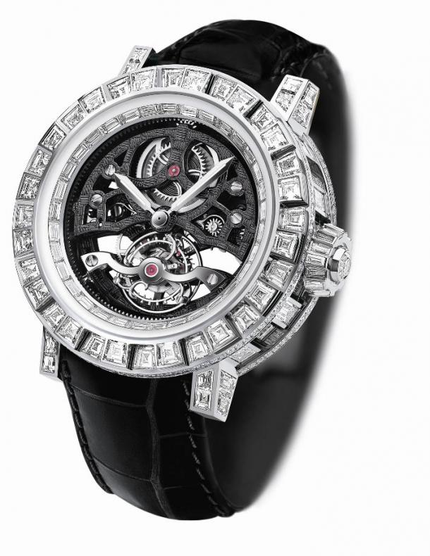 Часы DeWitt (ДеВитт) Tourbillon Mysterieux Joaillerie